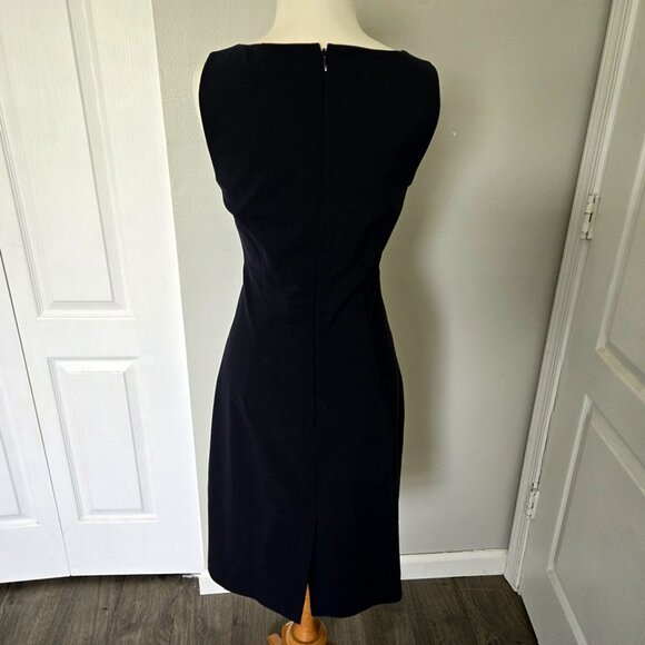 Theory Classic Black Mini Sleeveless Dress Size 4 - Picture 7 of 12